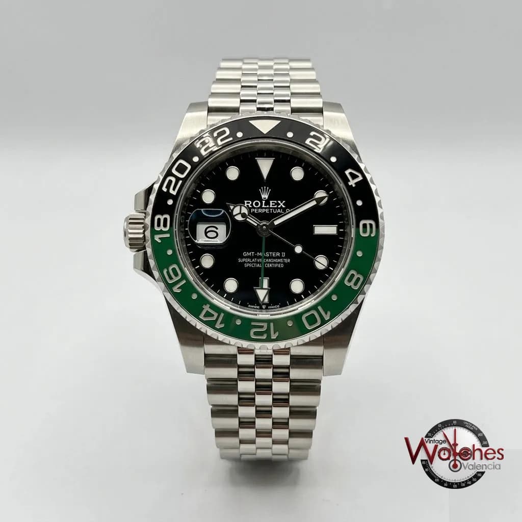 Rolex GMT-Master II «Sprite» (bisel verde y negro, Jubilee)